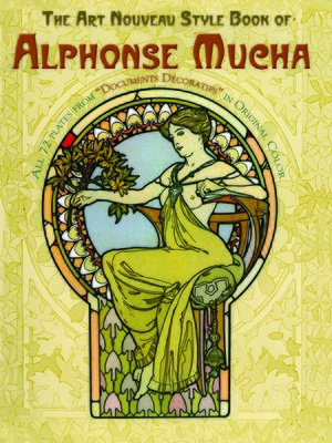 cover image of The Art Nouveau Style Book of Alphonse Mucha